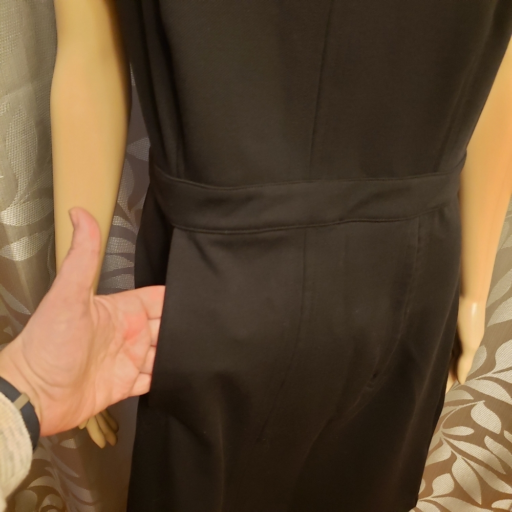 Banana Republic Black Career Sleeveless Dress Size 8 - Picture 3 of 13